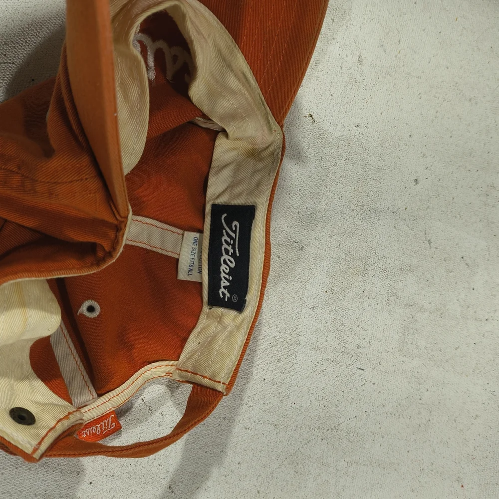 Titleist Men's Adjustable Orange Cap By Titleist